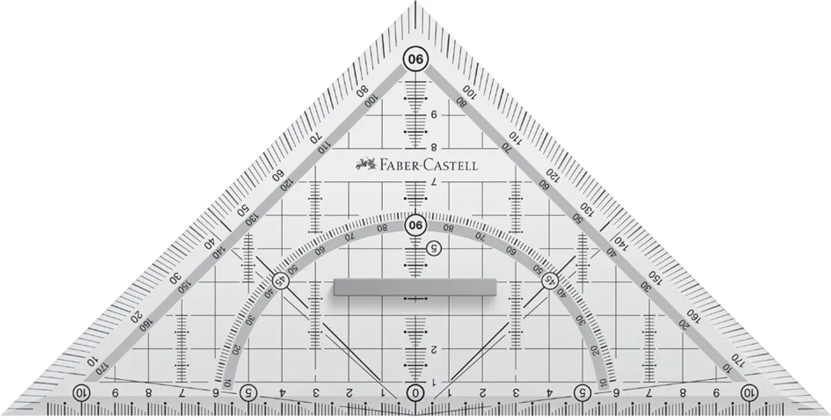 Faber-Castell Geodriehoek GRIP Groot