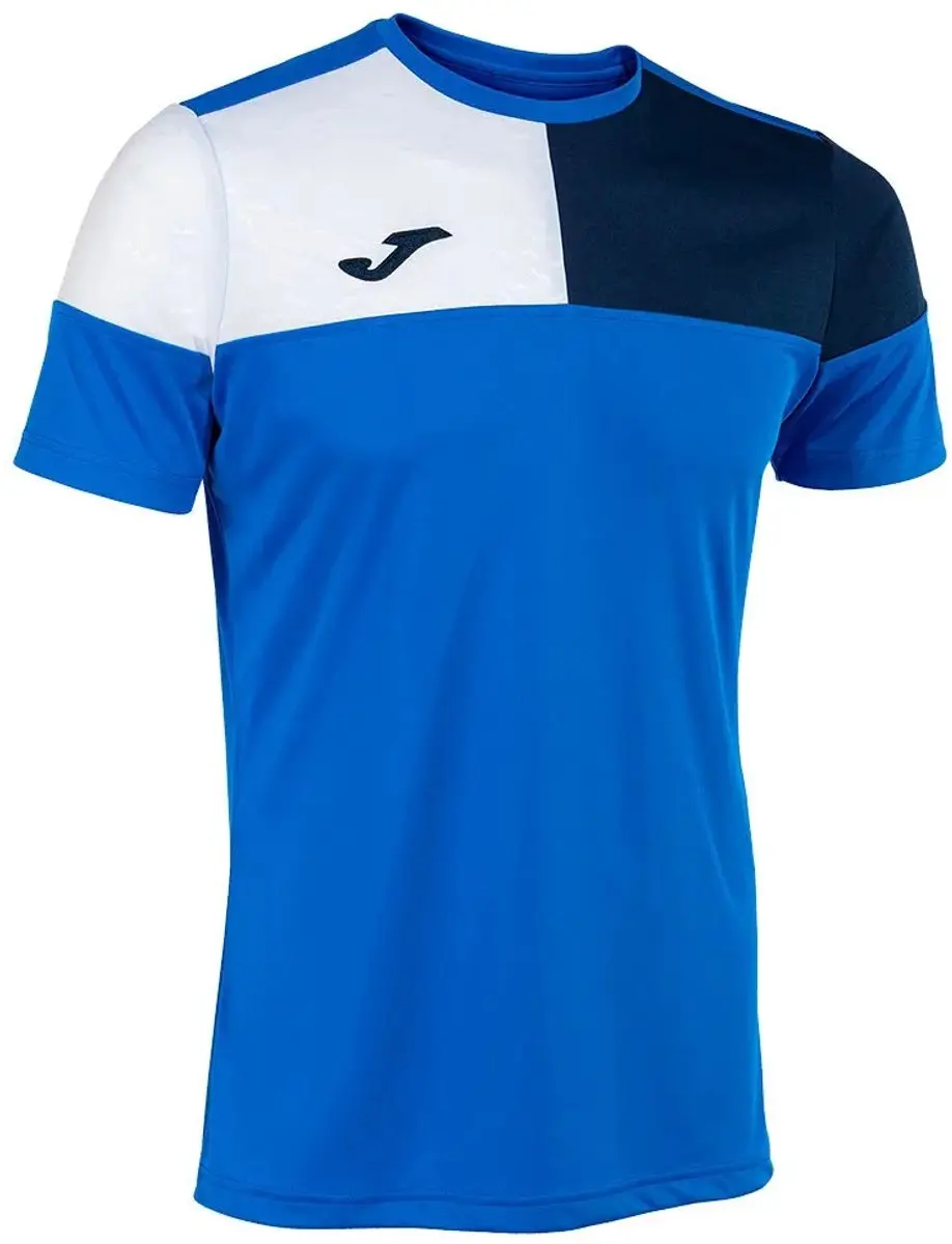Joma Crew V T-shirt Met Korte Mouwen Blauw S Man