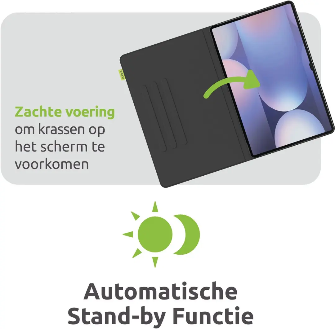 Gecko Covers V11CL2810C1 Tablethoes - Samsung Galaxy Tab S11 Ultra 14.6" - Zwart