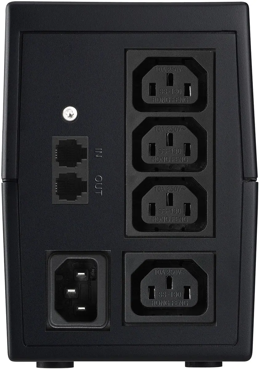 PowerWalker VI 850SE UPS - 480W - 4 Stopcontacten - Zwart - afbeelding 2 van 6