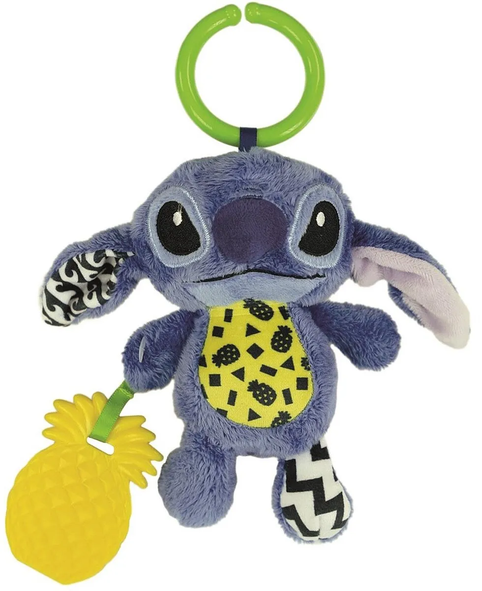 Clementoni Stitch Knuffel Sensorisch Speelgoed - Blauw