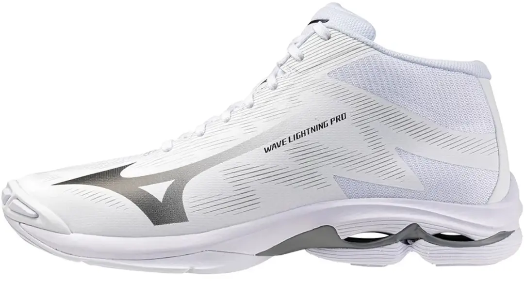 Mizuno Wave Lightning Pro Mid Indoor Schoenen 38.5 - Wit - afbeelding 2 van 4