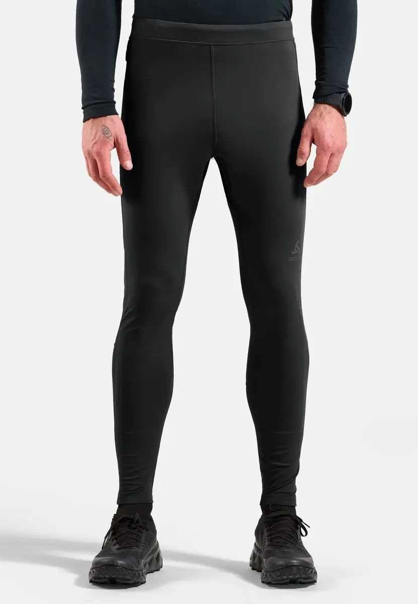 ODLO Essential Warm Tights Heren S - Zwart