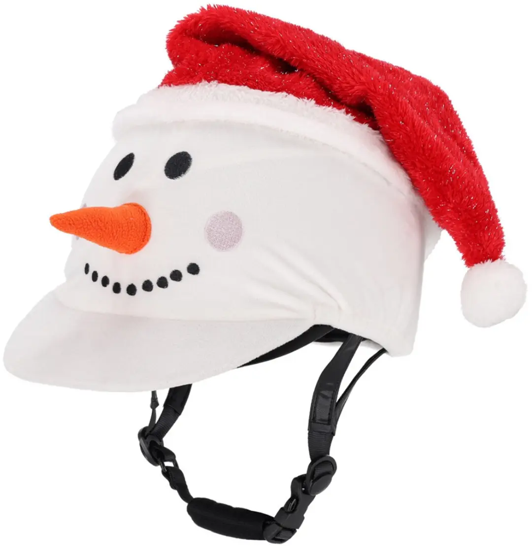 QHP Cap Cover Kerst Snowman - One Size - Wit - afbeelding 4 van 4