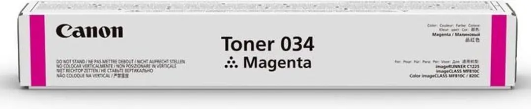 Canon 034 Toner Magenta 9452B001 - 12.000 pagina's - afbeelding 2 van 5