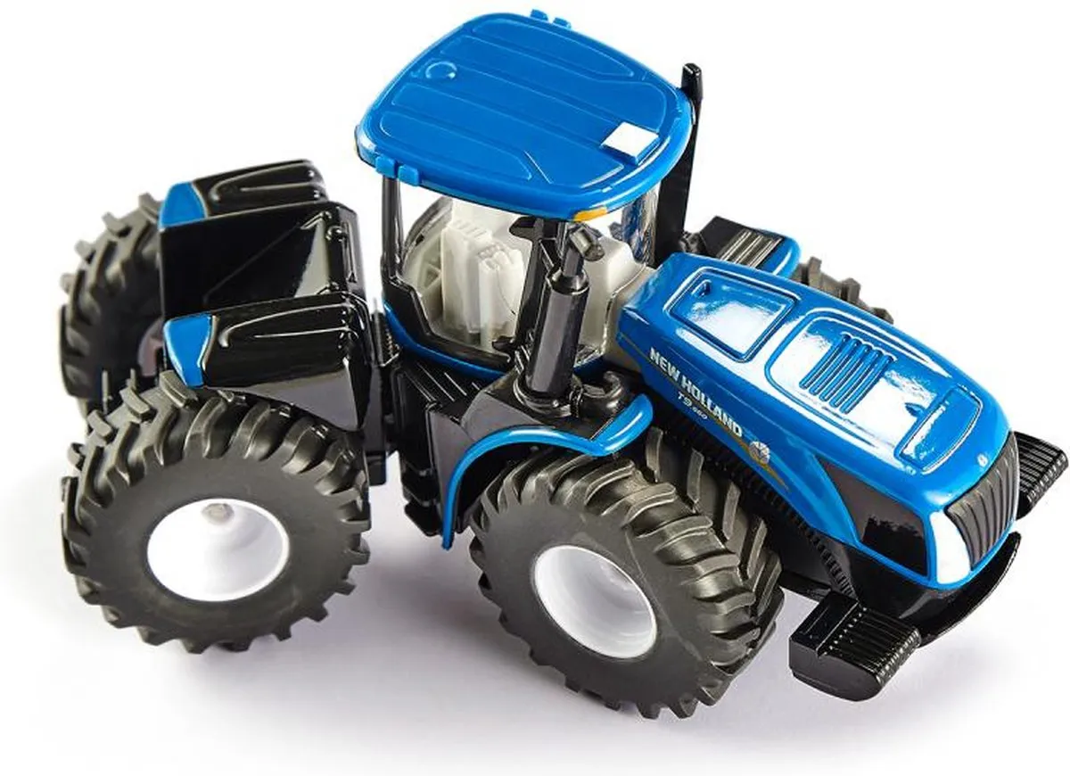 SIKU 1947 New Holland Tractor met Silagewagen 1:50 - Blauw/Geel