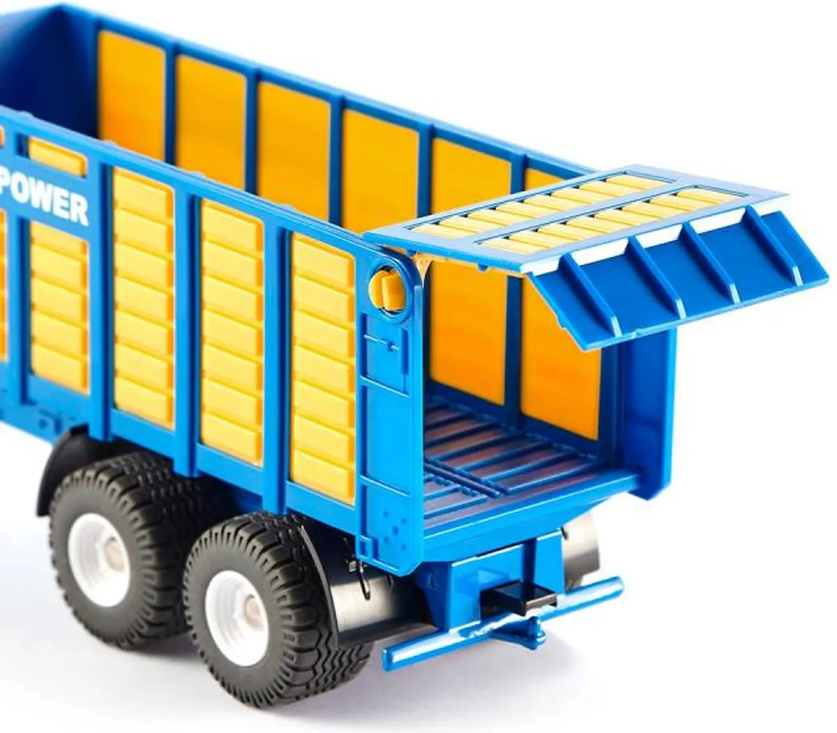 SIKU 1947 New Holland Tractor met Silagewagen 1:50 - Blauw/Geel