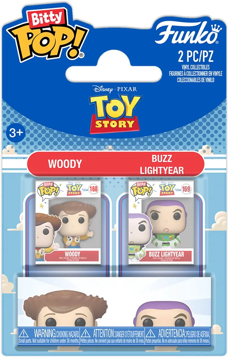 Funko Bitty Pop 2 Pack Toy Story - Woody & Buzz