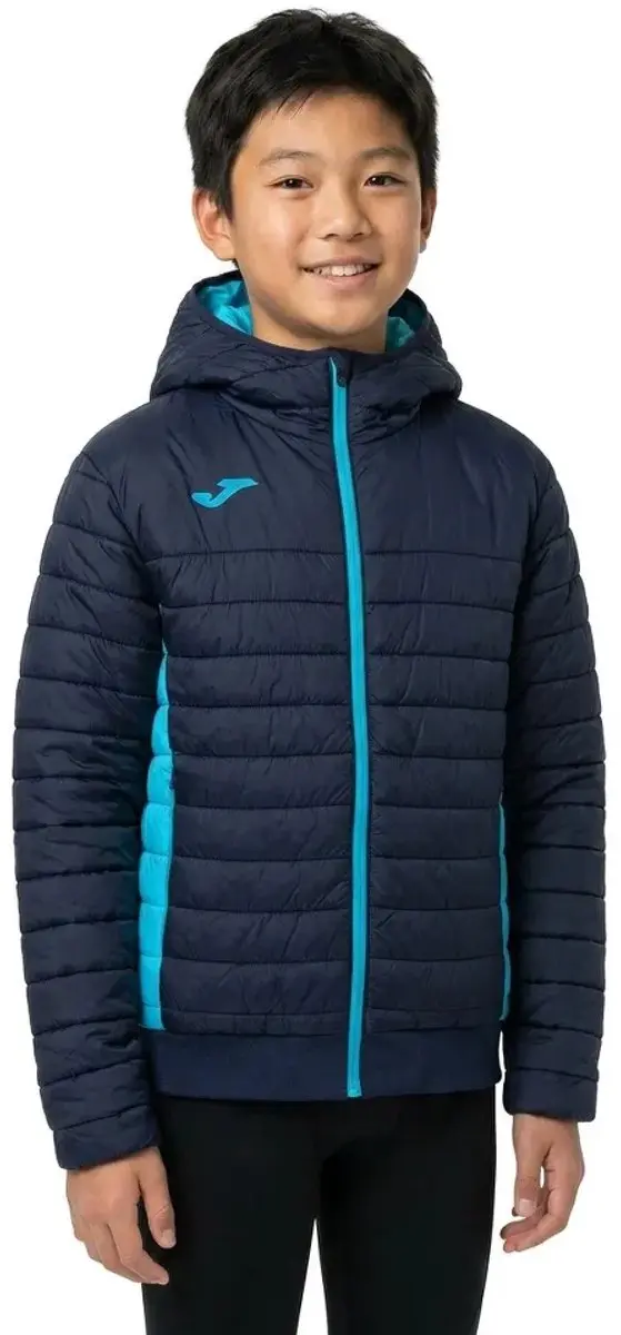 Joma Urban V Jas 128cm - Navy/Fluor Turquoise - afbeelding 2 van 2