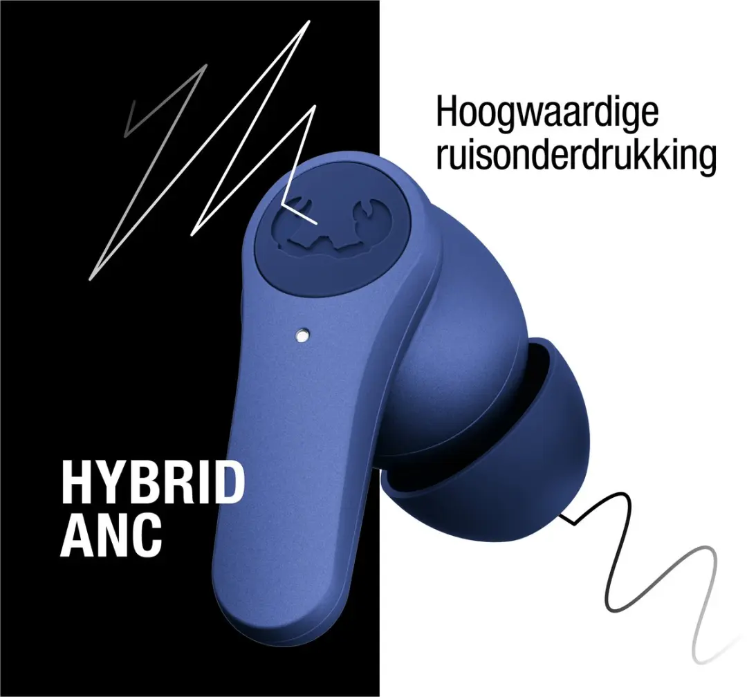 Fresh ’n Rebel Twins Rise Noise Cancelling Oordopjes - True Blue - afbeelding 4 van 6