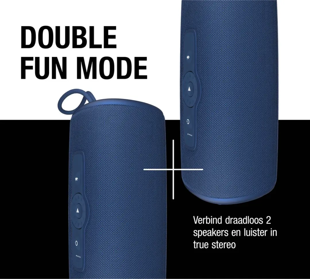 Fresh 'n Rebel Bold M2 Waterdichte Bluetooth Speaker 24u - True Blue - afbeelding 6 van 6