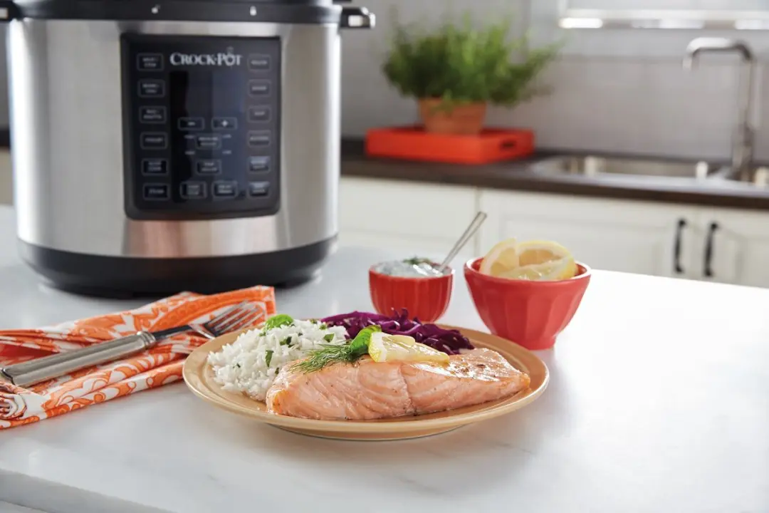 CrockPot Express Pot CR051 - 1000W - 12 Programma's - 5,6L - Zwart/RVS - afbeelding 6 van 6