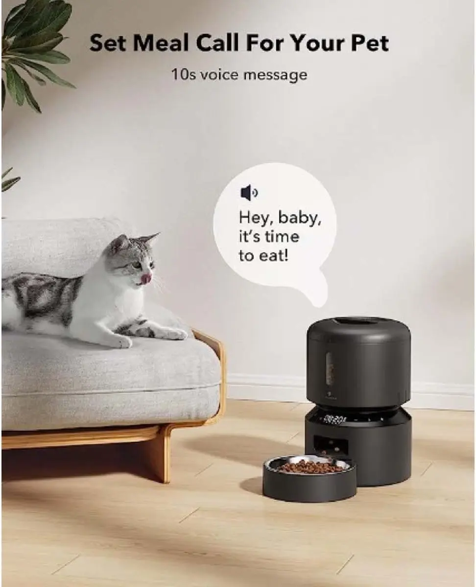 Petlibro Automatische Voerbak Kat 3L - Zwart - afbeelding 6 van 6
