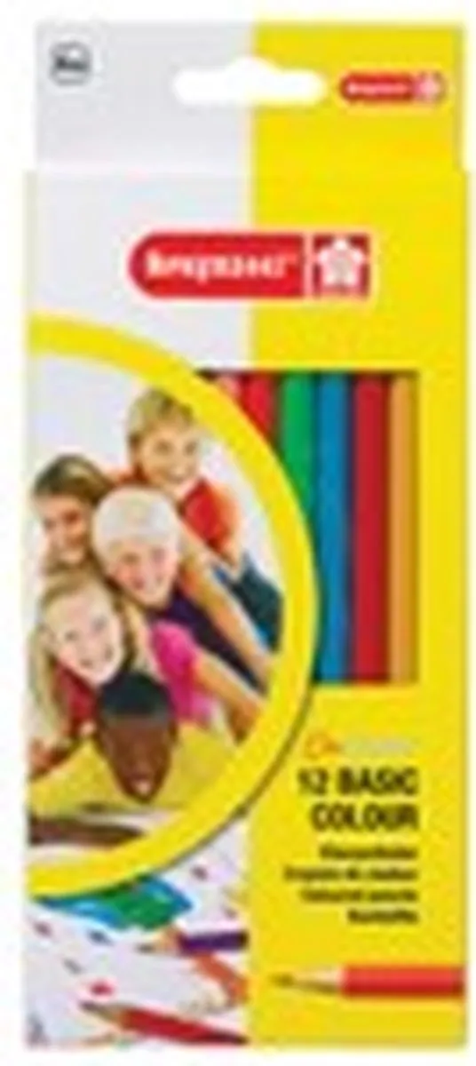 BRUYNZEEL Kids 12-kleurpotloden - Assorti