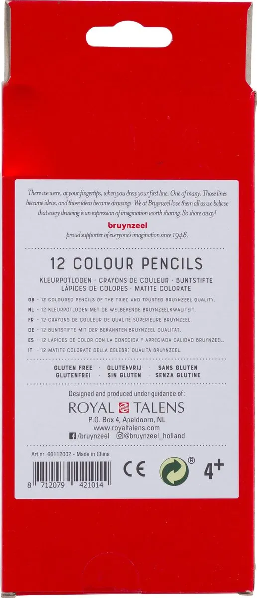 BRUYNZEEL Kids 12-kleurpotloden - Assorti