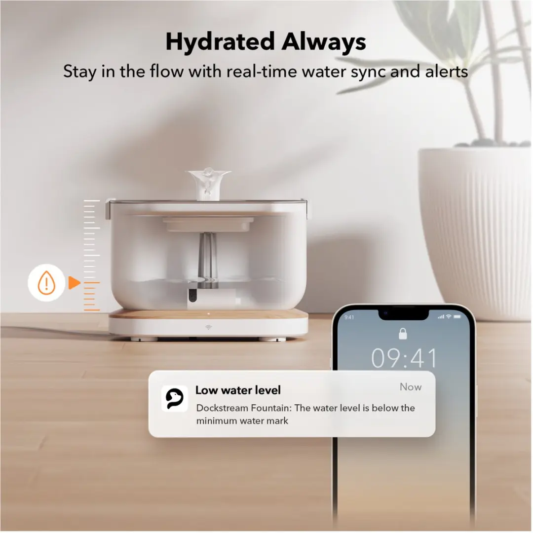 Petlibro Dockstream Slimme Drinkfontein 2.5L - Wit