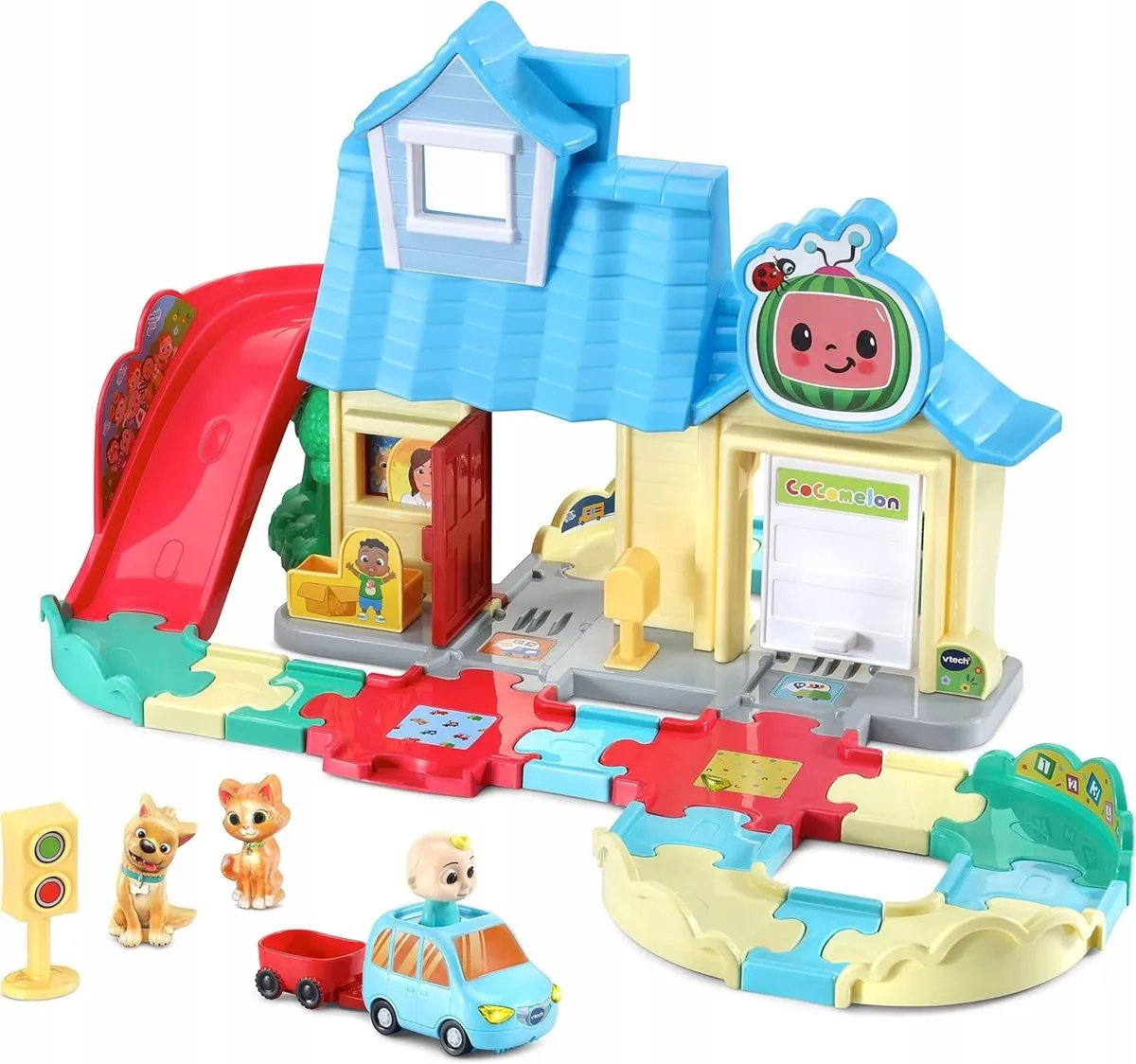 VTech CoComelon JJ's Huis Interactieve Treinbaan - Multicolor