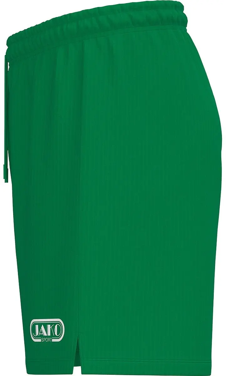 JAKO Retro Short Kinderen 140 - Sportgroen