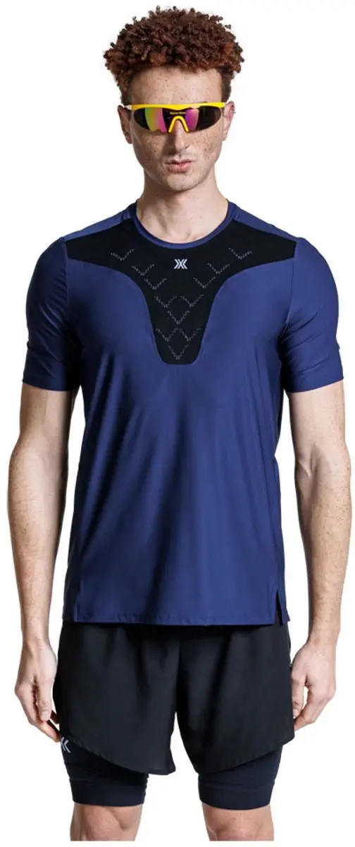 X-bionic Corefusion Run Korte Mouwen Basislaag Blauw S Man