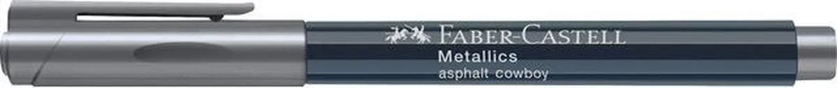 Faber-Castell Metallic Marker Asphalt Cowboy FC-160775 - Grijs