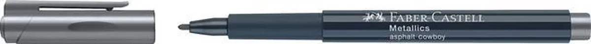 Faber-Castell Metallic Marker Asphalt Cowboy FC-160775 - Grijs