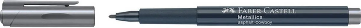 Faber-Castell Metallic Marker Asphalt Cowboy FC-160775 - Grijs
