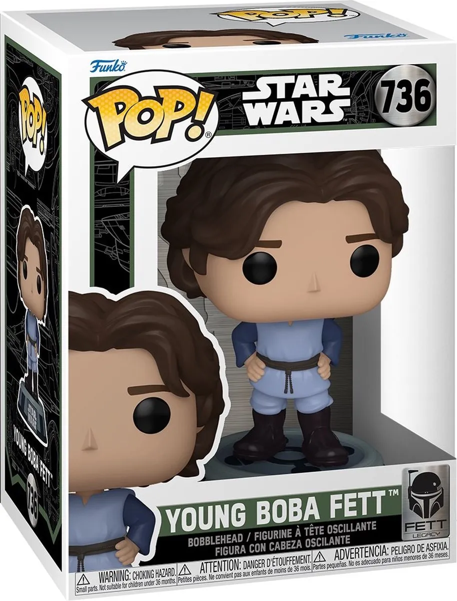 Funko Pop! Star Wars Young Boba Fett #736 - Multi