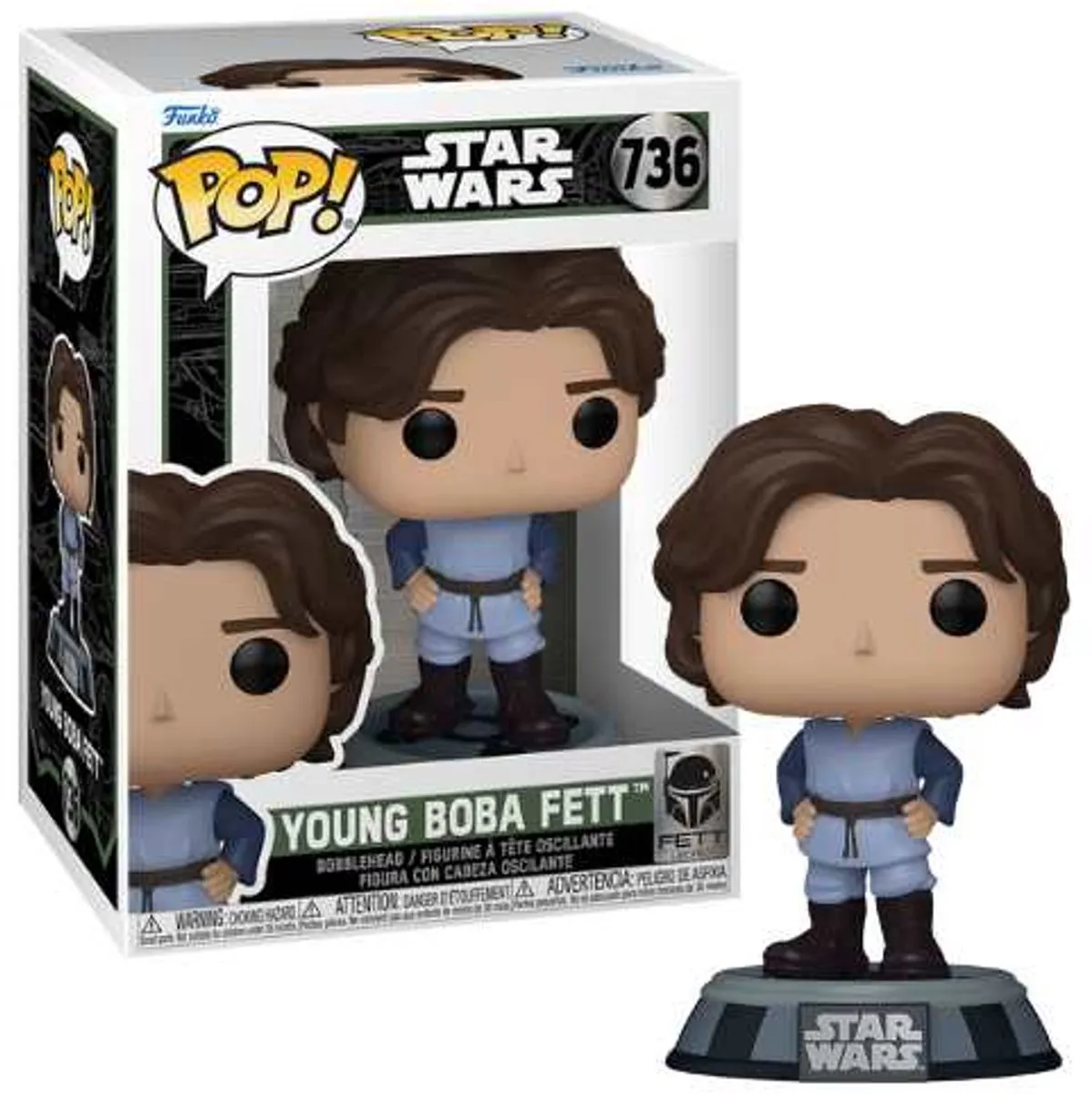 Funko Pop! Star Wars Young Boba Fett #736 - Multi