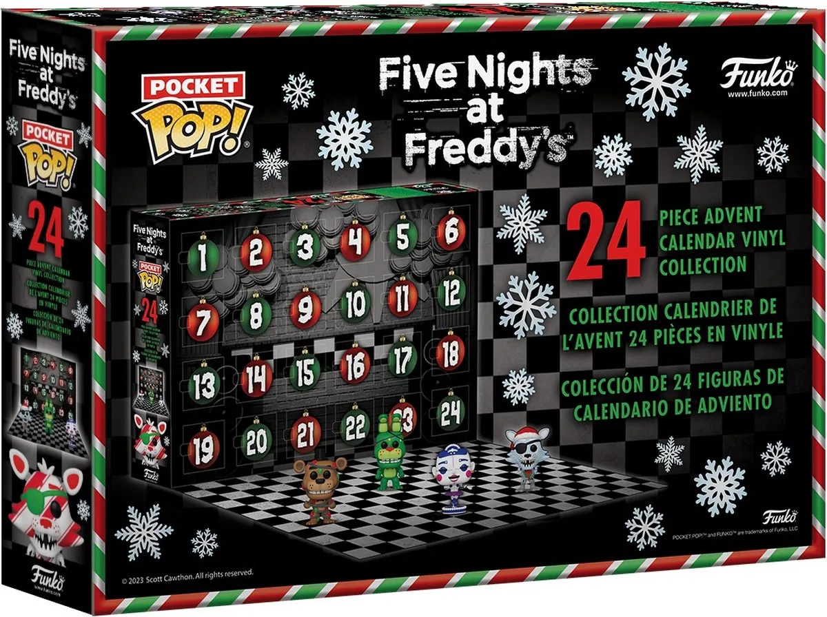 Funko Five Nights at Freddy's Pocket POP! Adventskalender - 24 Figuren - Multicolor