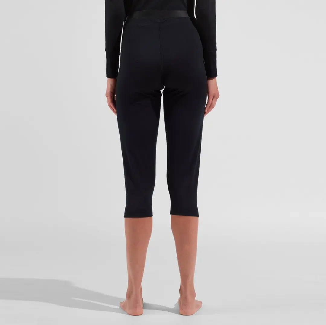 ODLO Baselayer Driekwartsbroek Merino 200 - Maat M - Zwart - afbeelding 5 van 6
