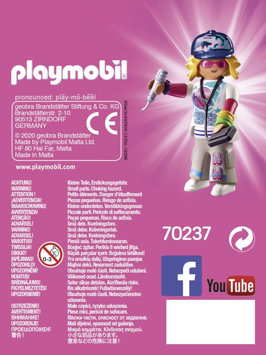 Playmobil 70237 Rapper - Multicolor
