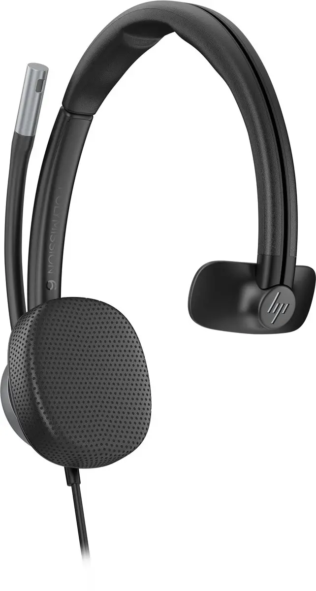 Poly Mission 615 Monaural Headset - Zwart - afbeelding 6 van 6