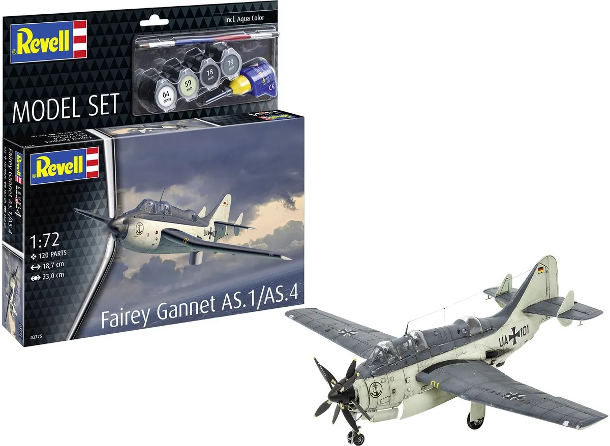 Revell 63775 Fairey Gannet AS.1/AS.4 Modelbouwpakket Vliegtuig 1:72