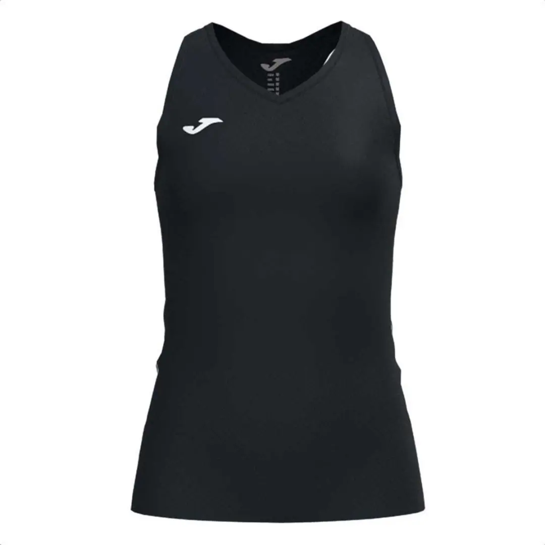 Joma Olimpiada Mouwloos T-shirt Zwart L Vrouw
