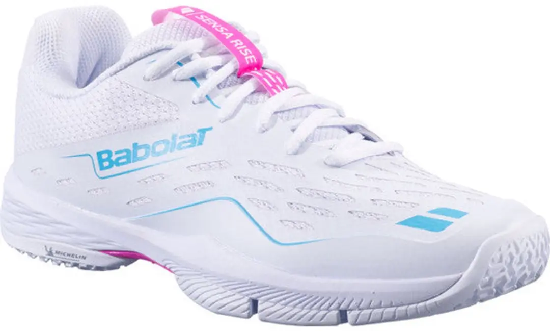 Babolat Sensa Rise Padelschoenen Dames - 41 - Wit