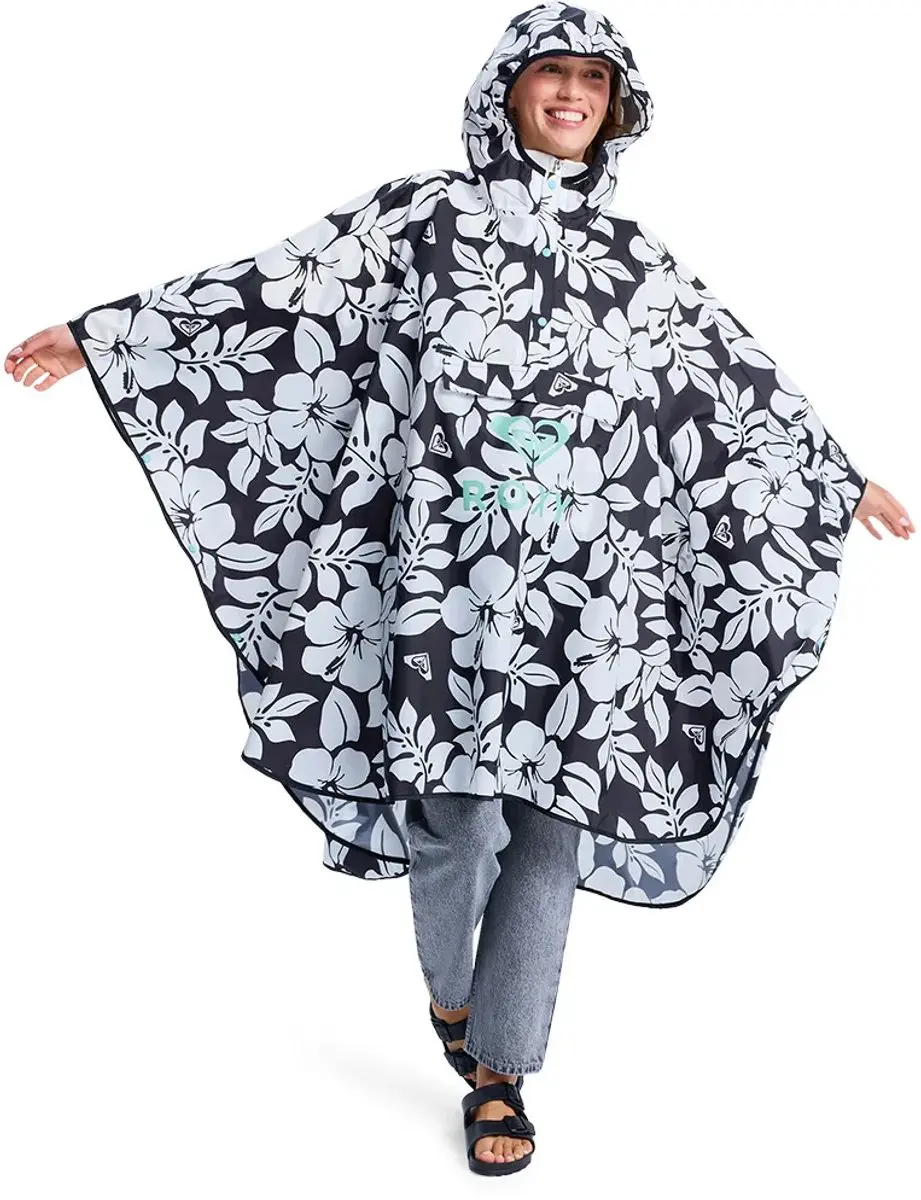 Roxy Midnight Rain Poncho