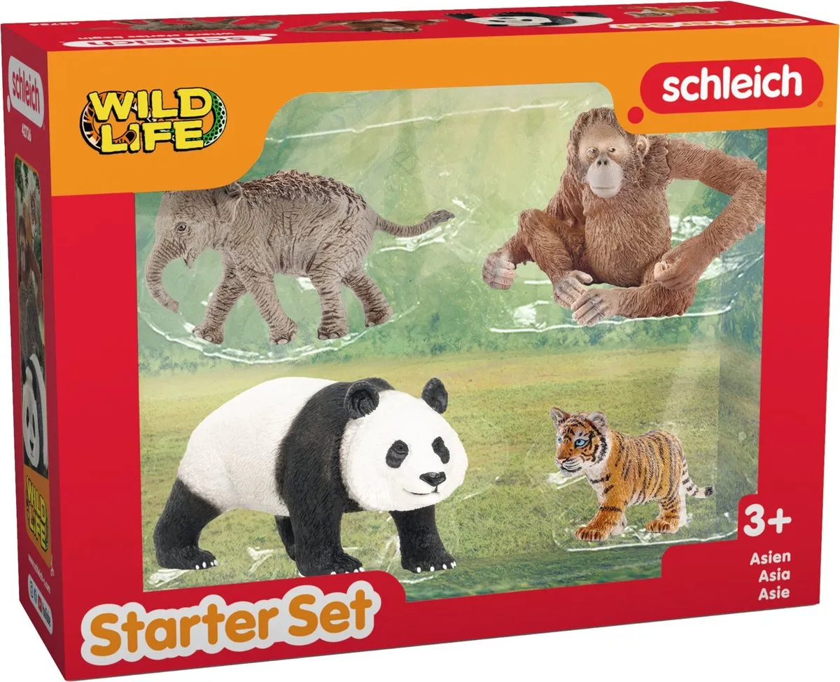Schleich Wild Life Azië Starterset 42736 - Multicolor