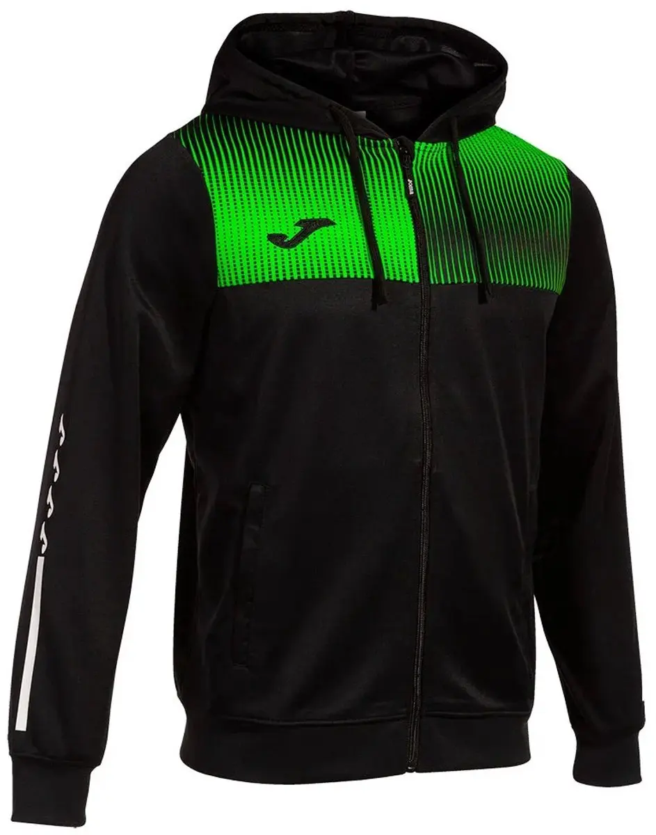 Joma Eco Supernova Sweatshirt - 128 (7-8j) - Zwart/Fluor Groen