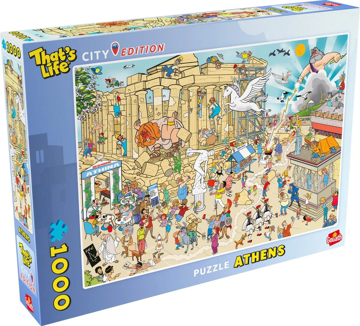 Goliath That's Life City Edition Athene Legpuzzel 1000 Stuks - Multikleur