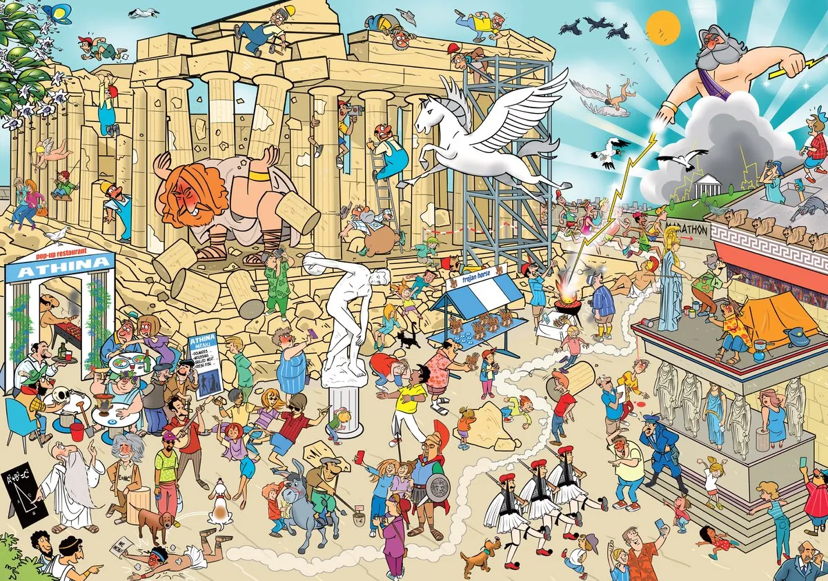 Goliath That's Life City Edition Athene Legpuzzel 1000 Stuks - Multikleur