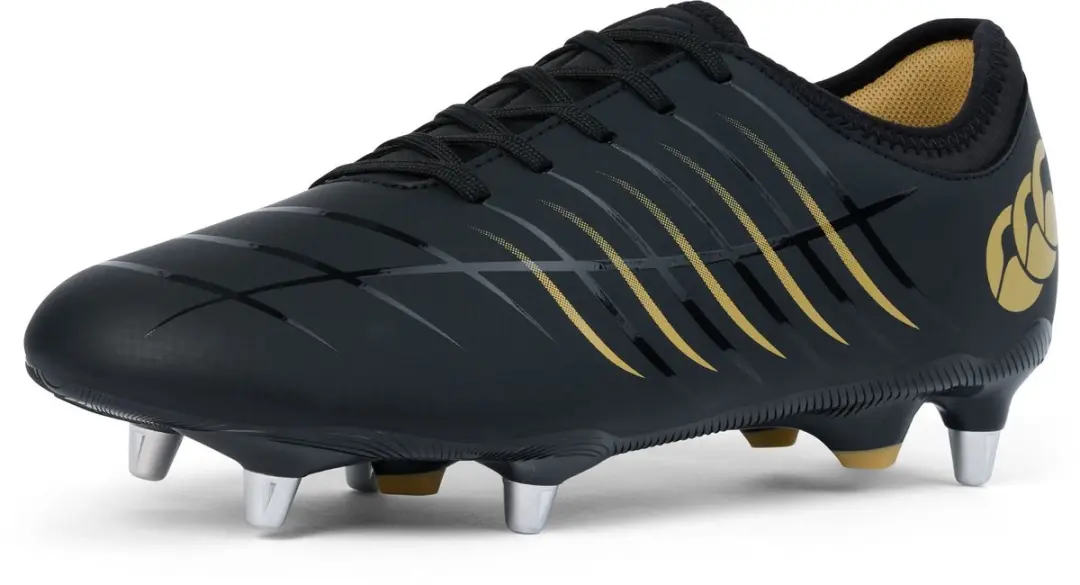 Canterbury rugby schoenen Phoenix 2.0 Team SG zwart-goud maat 11.