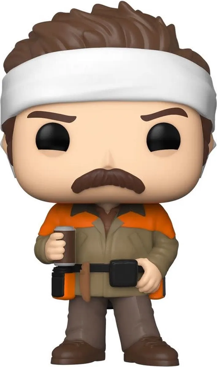 Funko Parks & Recreation Bobble Head Hunter Ron