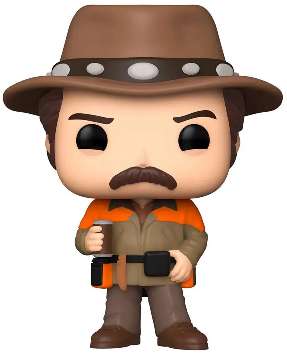 Funko Parks & Recreation Bobble Head Hunter Ron - Multi