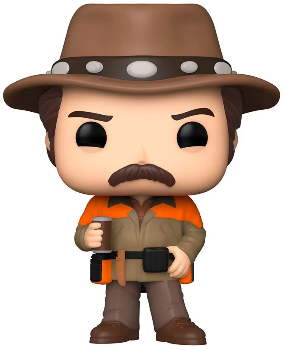 Funko Parks & Recreation Bobble Head Hunter Ron - Multi