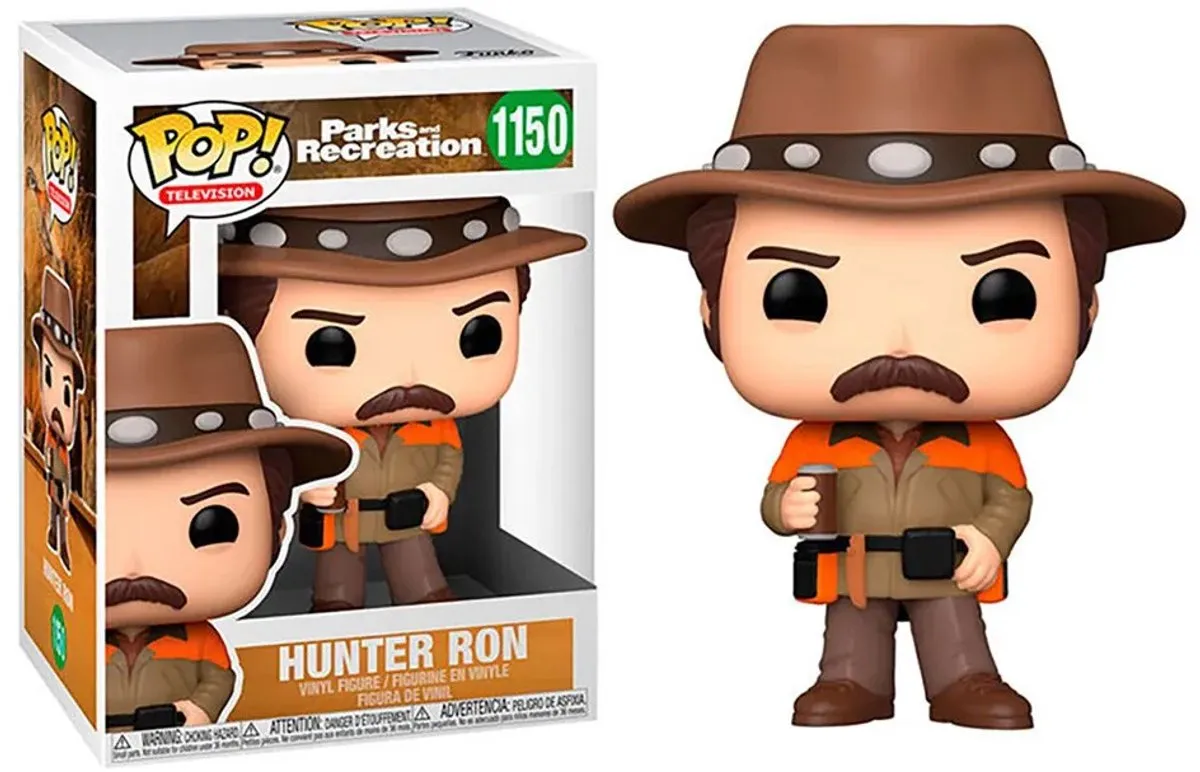 Funko Parks & Recreation Bobble Head Hunter Ron - Multi