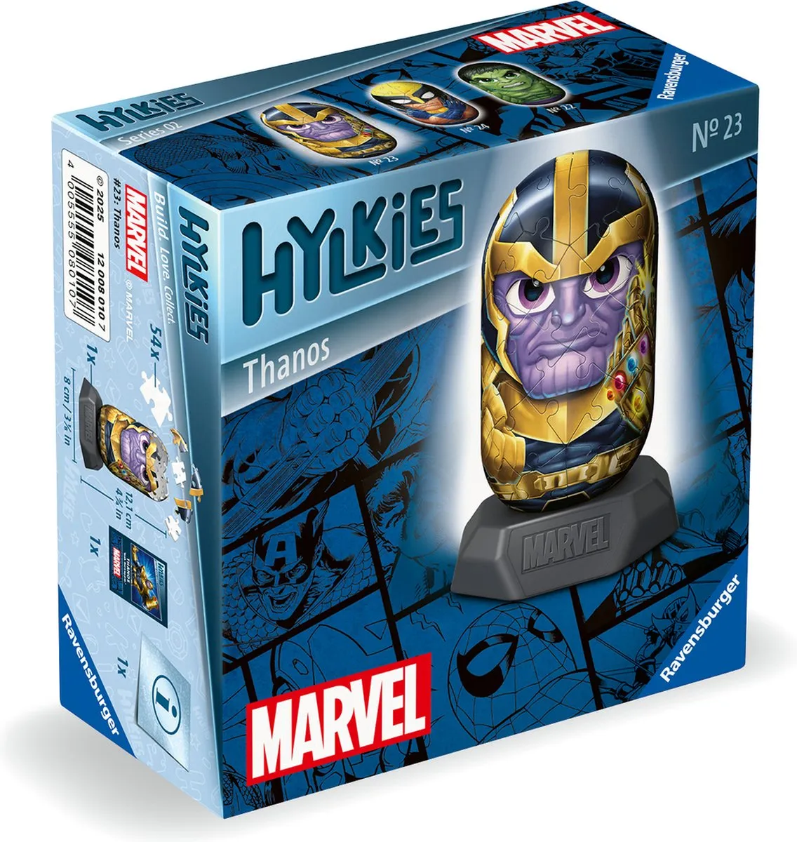 Ravensburger Hylkies Marvel Thanos Capsule Figuur - 54 Stuks