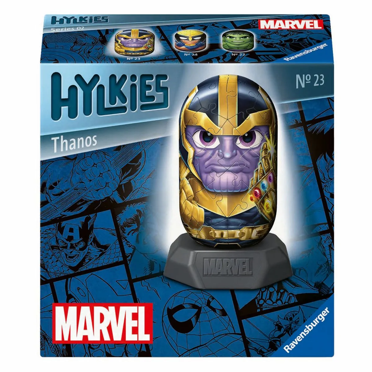 Ravensburger Hylkies Marvel Thanos Capsule Figuur - 54 Stuks