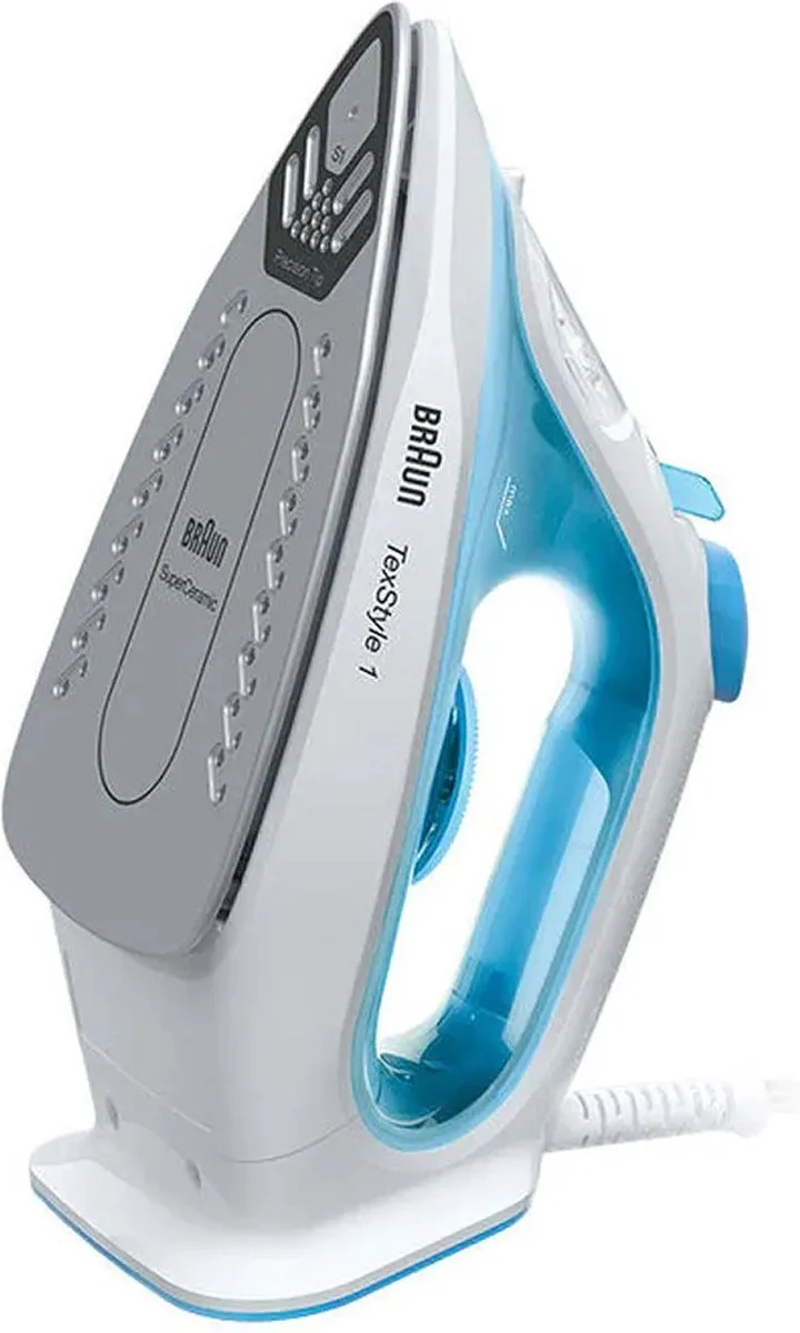 Braun TexStyle 1 SI1050BL Stoomstrijkijzer - 2000W - Blauw