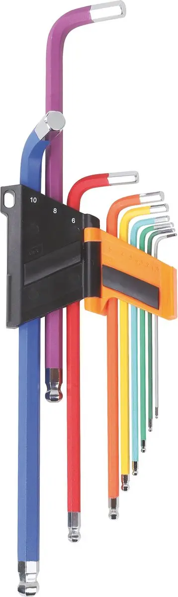 Beta Tools 9-delige Inbussleutelset 96BP-CL/SC9 - Oranje