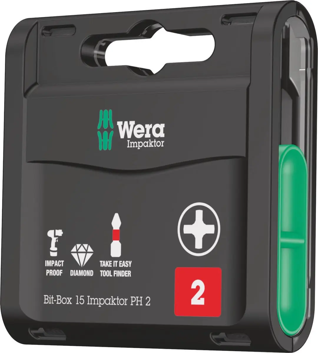 Wera 05057752001 Bit-Box Impaktor PH 15-delig